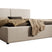 Meubella Tweepersoonsbed Infinity - Beige ribstof - 180x200 cm