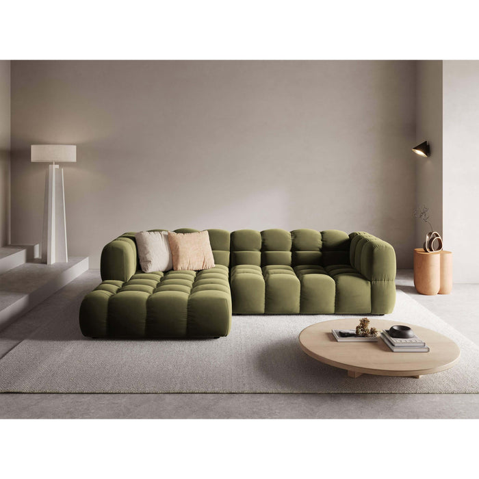 Cosmopolitan Design Sky 3,5-zits Hoekbank Links - Lichtgroen