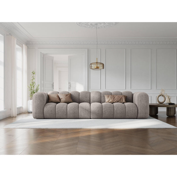 Micadoni Lupine 4-zitsbank - Chenille - Beige