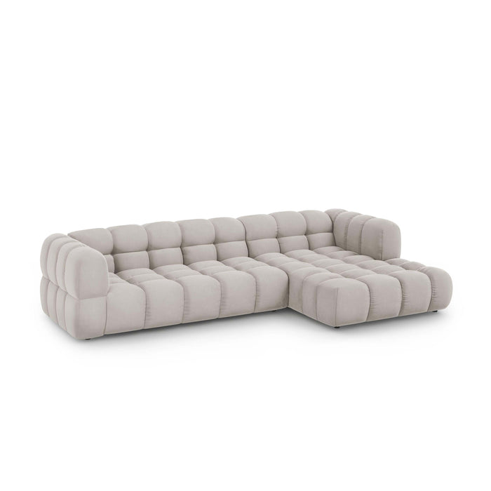 Cosmopolitan Design 4-zits hoekbank Sky rechts velvet