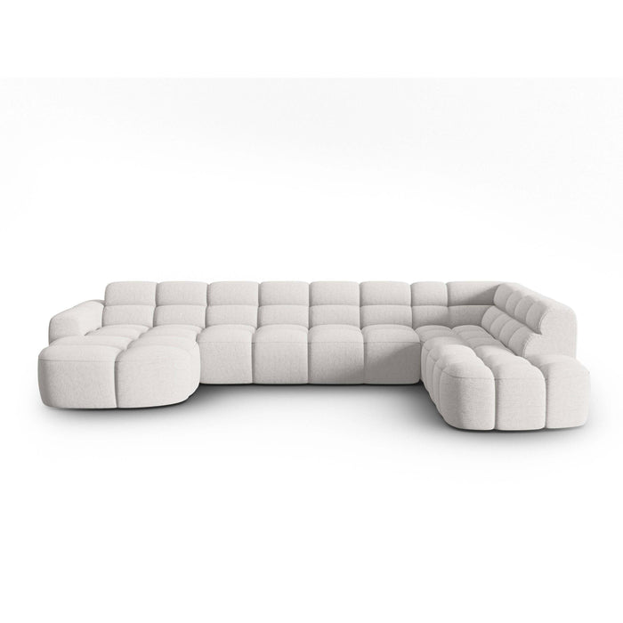 Micadoni Lisa U-bank Rechts - Lichtgrijs