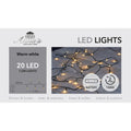 Anna's Collection kerstverlichting - warm wit - 150 cm - 20 leds