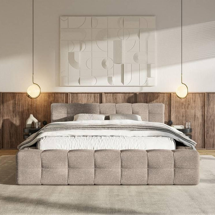 Selsey Design Tilly bedframe chenille met opbergvak 180 x 200 cm