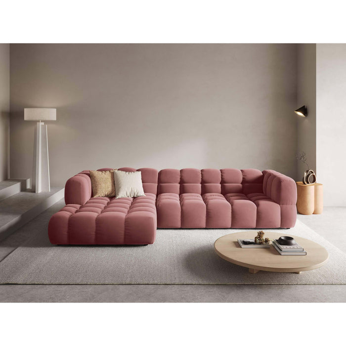 Cosmopolitan Design 4-zits hoekbank Sky links velvet