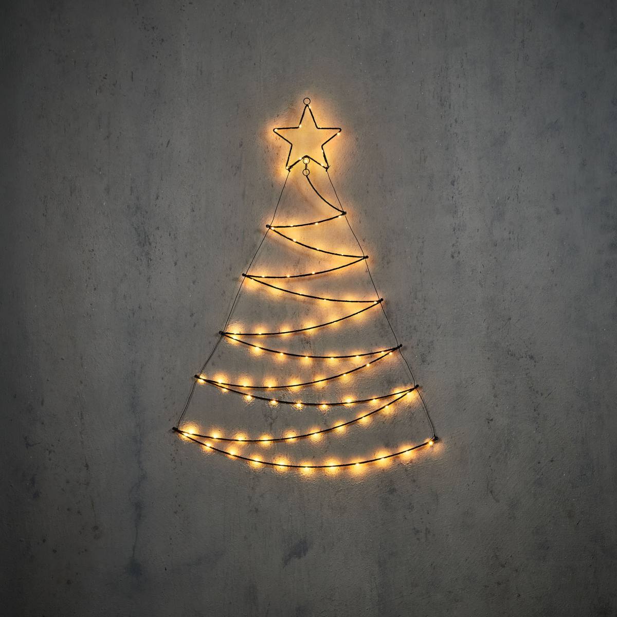 Luca Lighting Kerstboom 80 LED Kerstverlichting - 78x110 cm - Warmwit