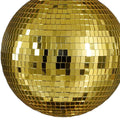 House of Seasons Grote discobal kerstbal - goud - 25 cm - foam