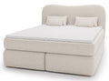 NADUVI Collection Lavelle boxspring bouclé 160 x 200 cm