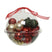 Decoris Kerstballen - 30st - kunststof - rood-groen-champagne - 3 cm