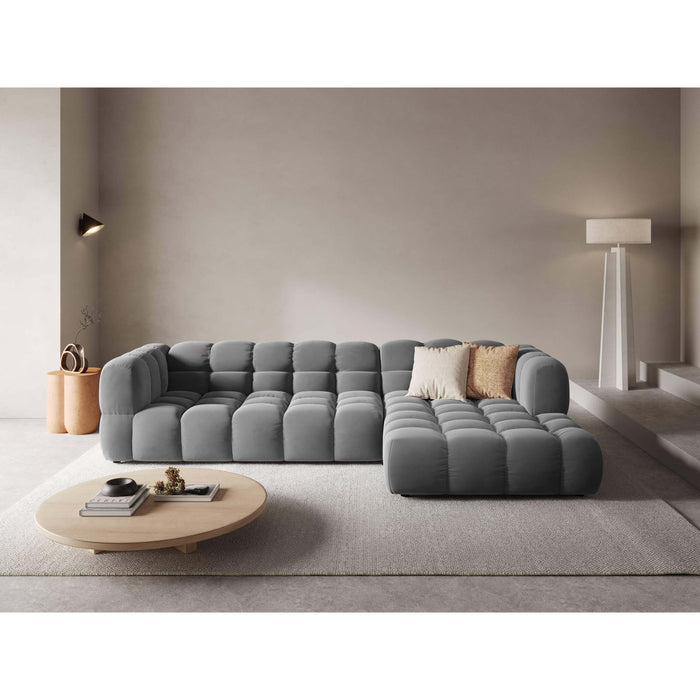 Cosmopolitan Design 4-zits hoekbank Sky rechts velvet