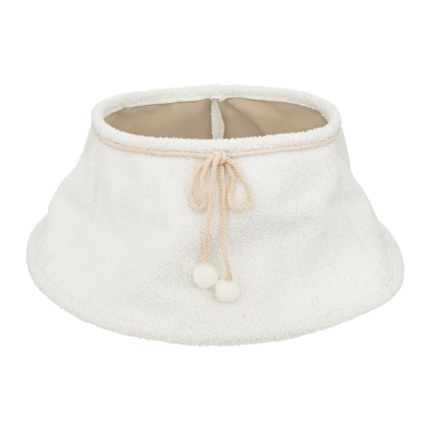 Feeric Christmas Kerstboomrok - wit - D56 cm x H23 - polyester