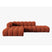 Micadoni Lupine 5-zits Hoekbank met Chaise Longue Open Links - Chenille - Terra