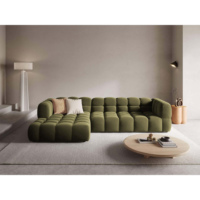 Cosmopolitan Design Sky 4-zits Hoekbank Links - Lichtgroen