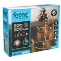 Feeric lights Kerstverlichting - warm wit - 30 meter - 300 leds