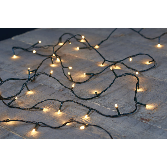 Anna's Collection kerstverlichting - warm wit - 375 cm - 50 leds