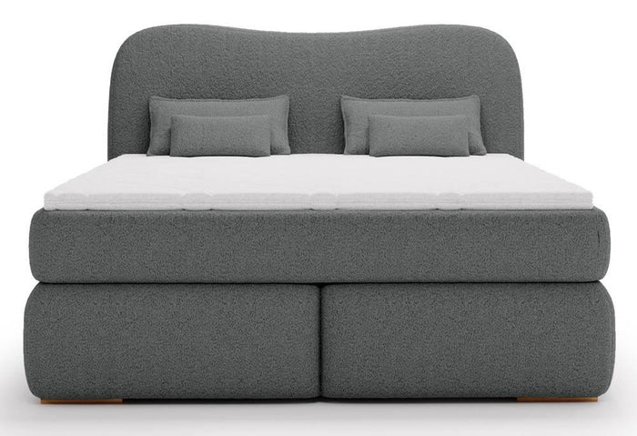 NADUVI Collection Lavelle boxspring bouclé 180 x 200 cm