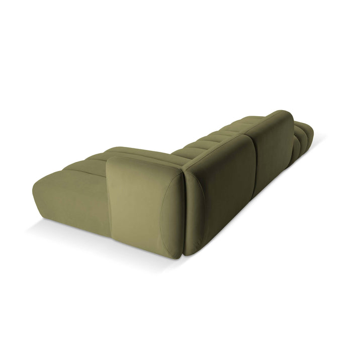 Micadoni 5-zits hoekbank Harry open rechts velvet