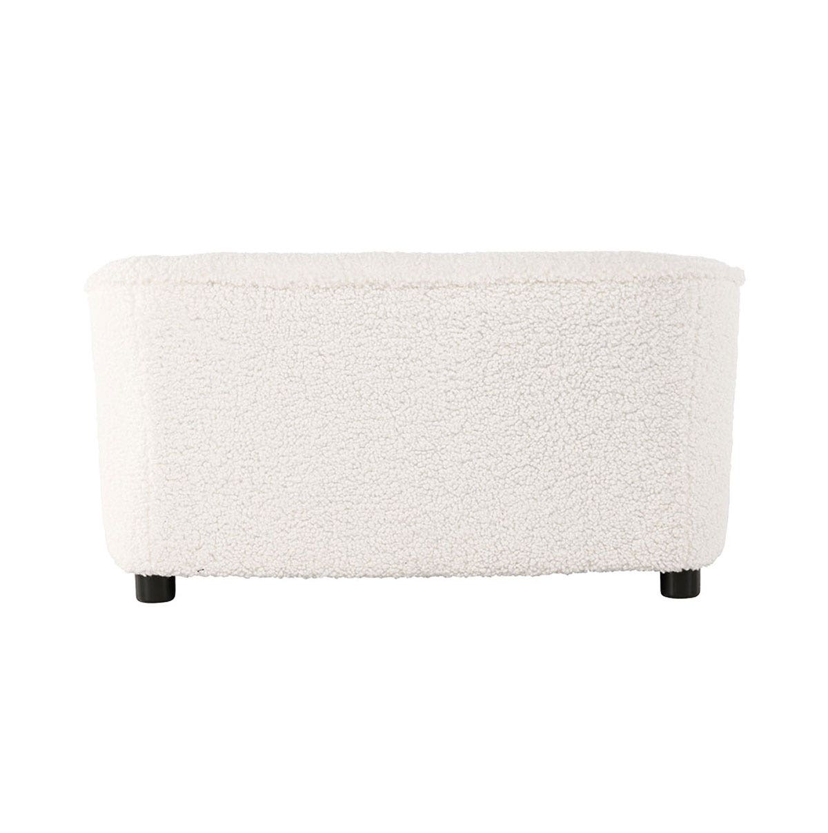 Nest living Olaf teddystof kinderbankje wit