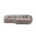 Micadoni Diana 3-zits Hoekbank met Chaise Longue Rechts - Beige