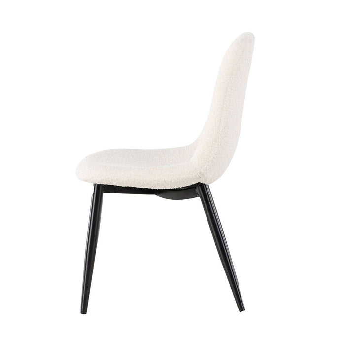 Nest living Thor teddystof kinderstoel wit