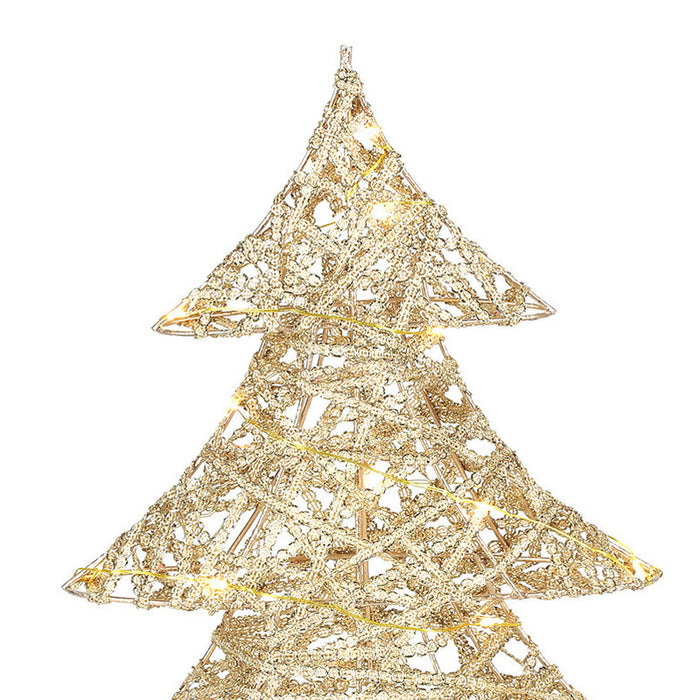 Countryfield Kerstfiguur verlicht - kerstboom - 35 cm