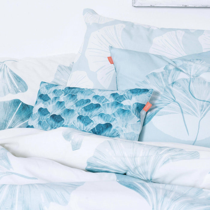 Blanc Dekbedovertrek Ginkgo