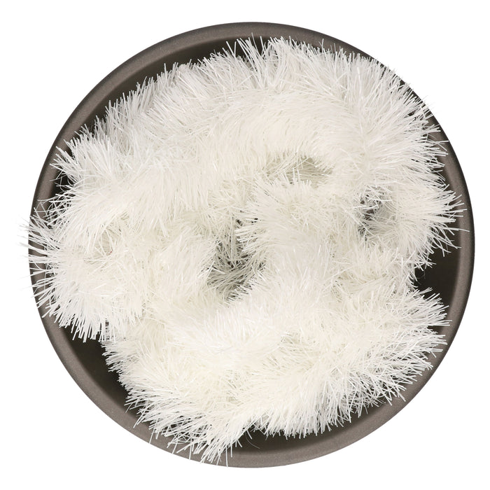 Decoris Kerstslinger - winter wit - 270 x 10 cm