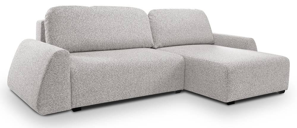 Selsey Design Talula hoekbank links|rechts chenille met slaapfunctie