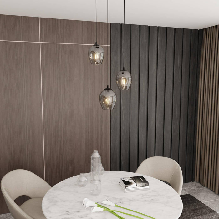 Loft46 3-lichts hanglamp Noah rond