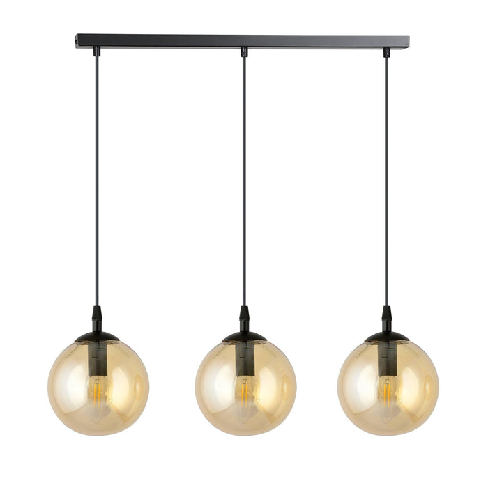 NADUVI Collection Glazen hanglamp eetkamer Cosmo 3-lichts