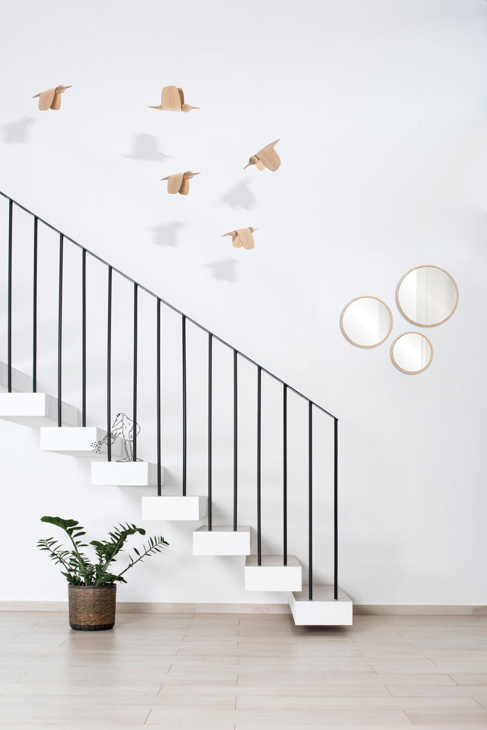 Gazzda Tica decoratie vogel walnoot