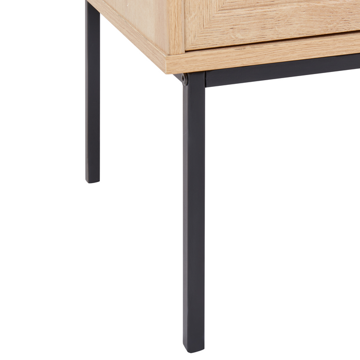 Beliani - PASCO - Dressoir 6-lades - Lichte houtkleur - Rotan