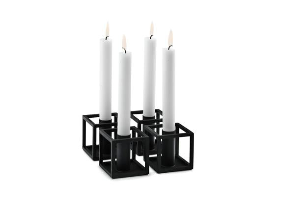 Audo Copenhagen Kubus 1 kandelaar wit