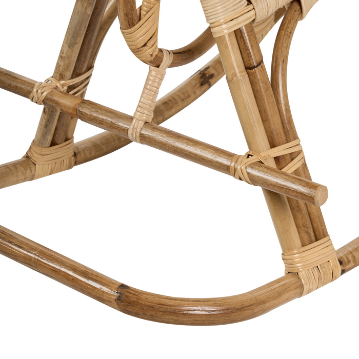 Beliani - ARILLAS - Schommelpaard - Natuurlijk - Rotan