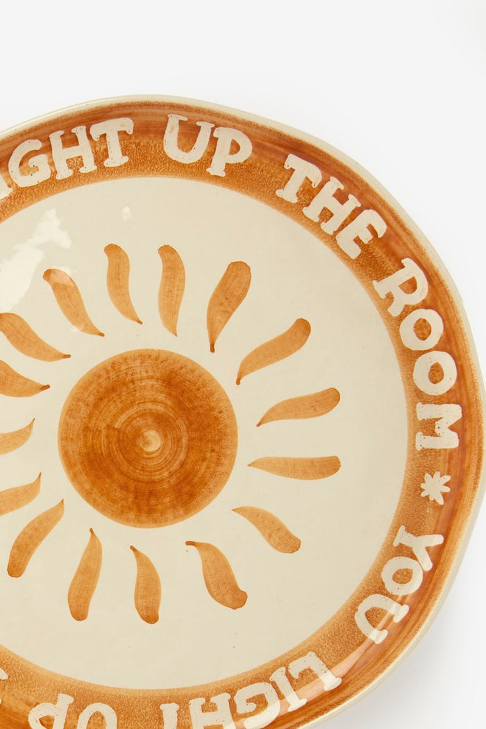 Sissy-Boy Beige dinerbord met zon