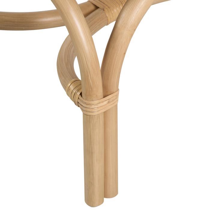 Beliani - DESIMI - Kinderstoel - Natuurlijk - Rotan