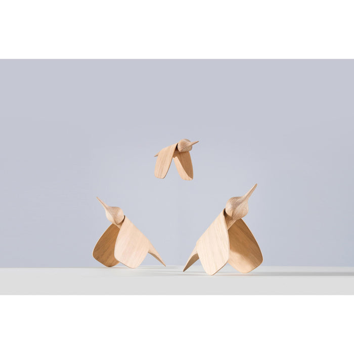 Gazzda Tica decoratie vogel walnoot