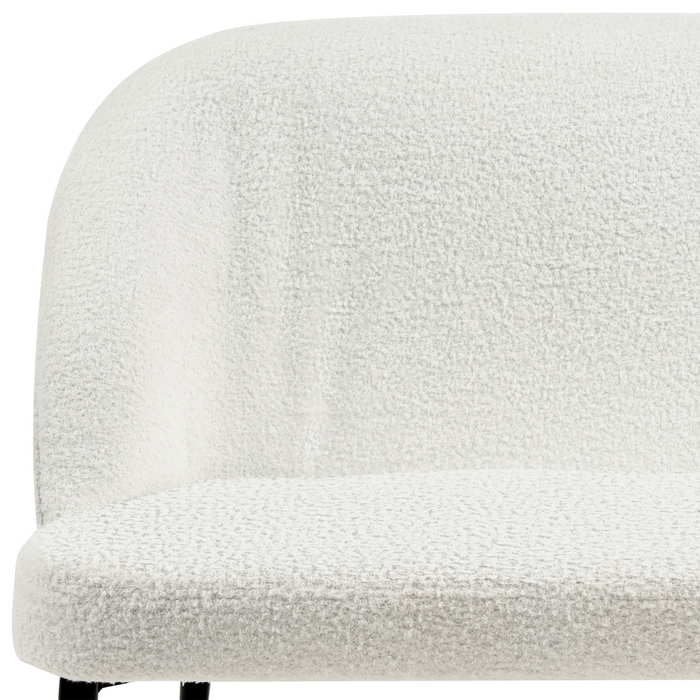 Beliani - OSBY - Tweezitsbank - Wit - Bouclé