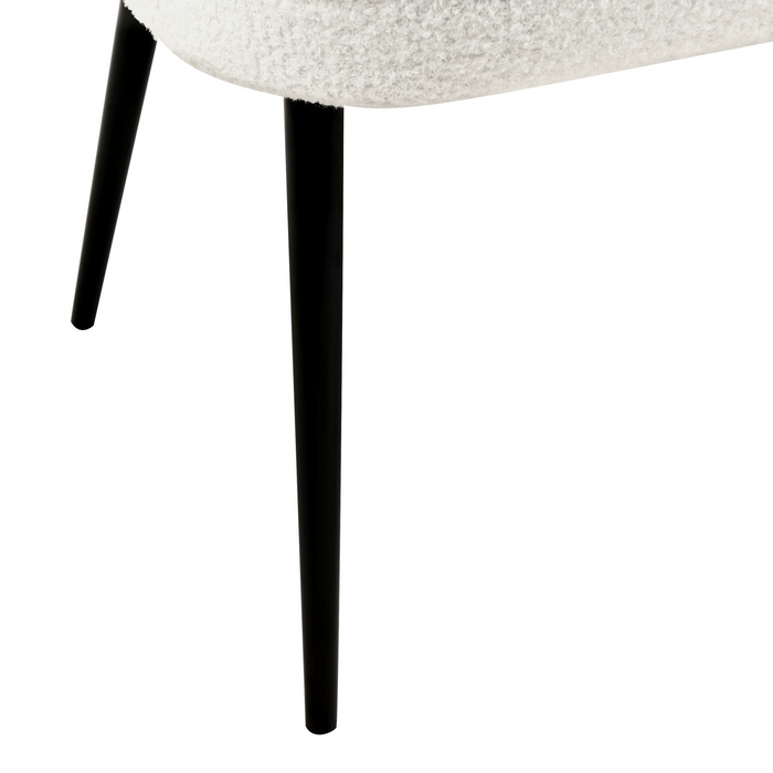 Beliani - OSBY - Tweezitsbank - Wit - Bouclé