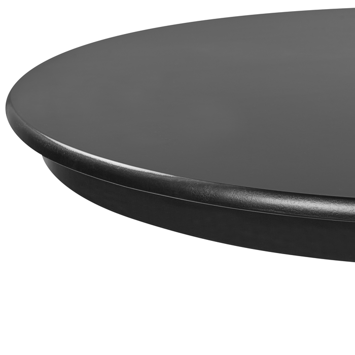 Beliani-AKRON -Uitschuifbare eettafel-Zwart- 106|150 x 106 cm-MDF