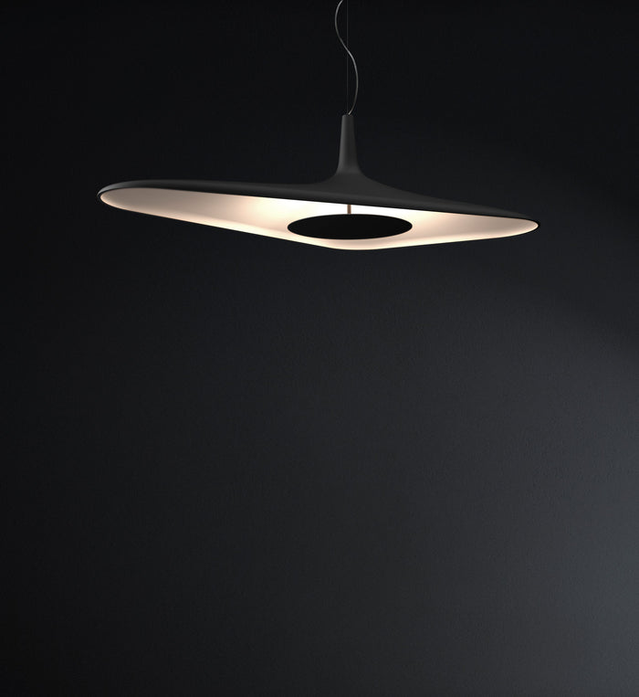 Luceplan Soleil Noir hanglamp LED zwart|wit