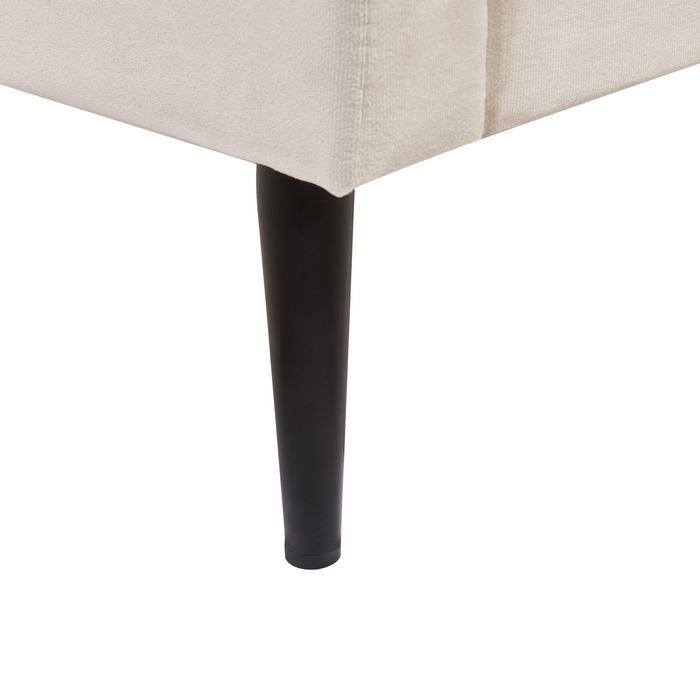 Beliani - BRIN - Tweepersoonsbed - Beige - 180 x 200 cm - Fluweel