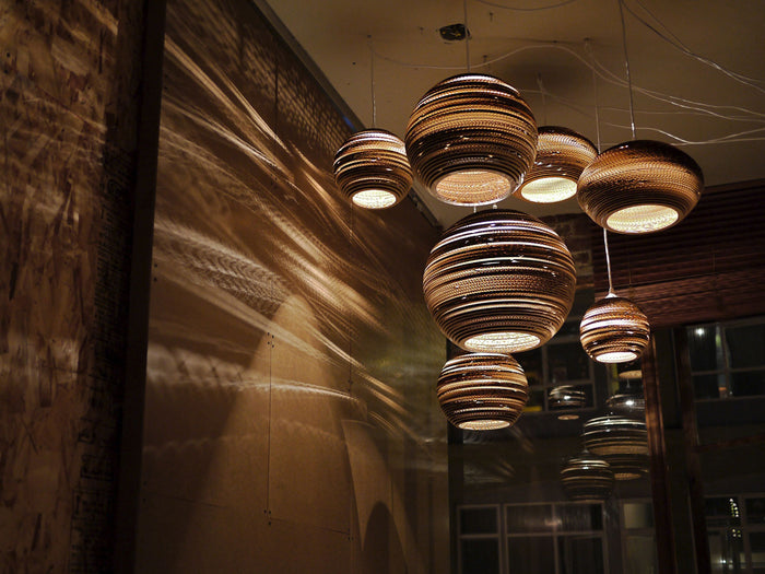 Scraplights Moon 14 hanglamp Ø36 blond