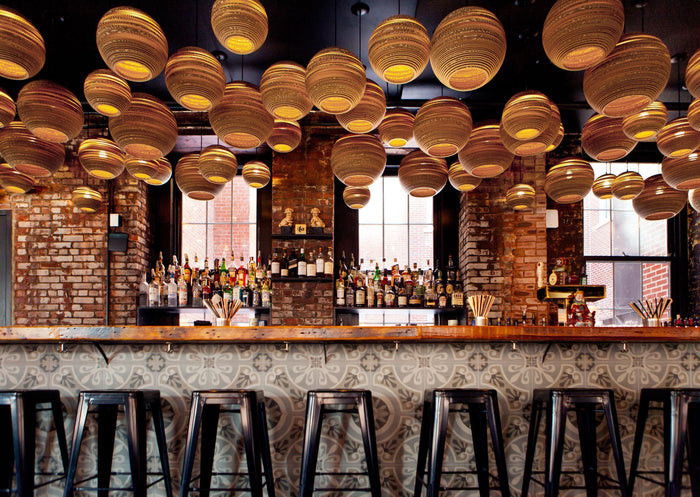 Scraplights Moon 14 hanglamp Ø36 blond