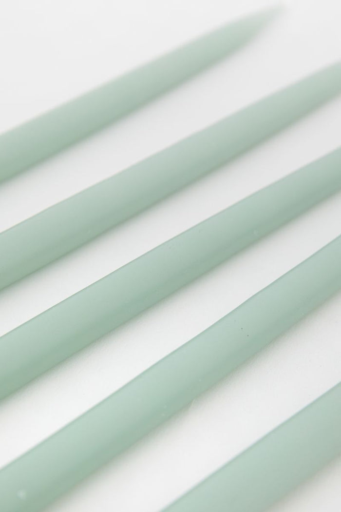 Sissy-Boy Dunne lichtgroene sierkaarsen 28cm