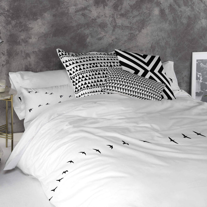 Blanc Set van 2 kussenhoezen Trip