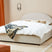 Beliani-VAUCLUSE-Bed met opbergruimte-Lichtbeige-180x200 cm-Polyester