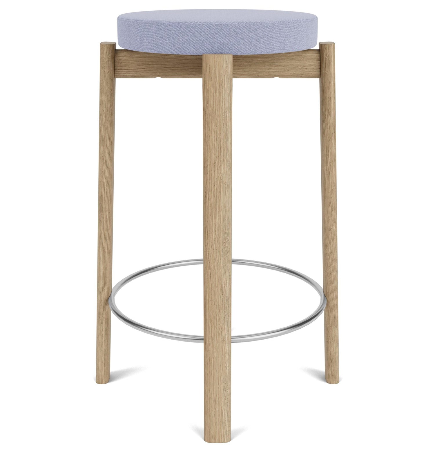 Audo Copenhagen Passage barkruk H66 naturel eiken Vidar Purple