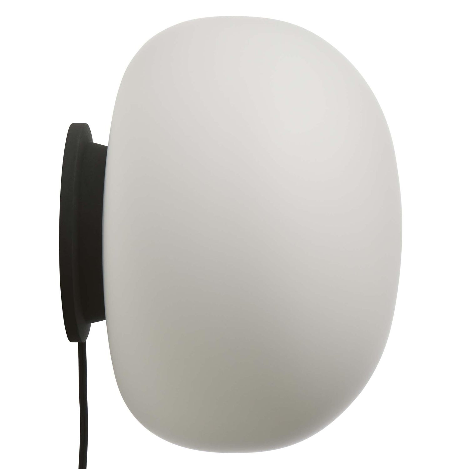 Frandsen Supernate wandlamp Ø28 opal white|black