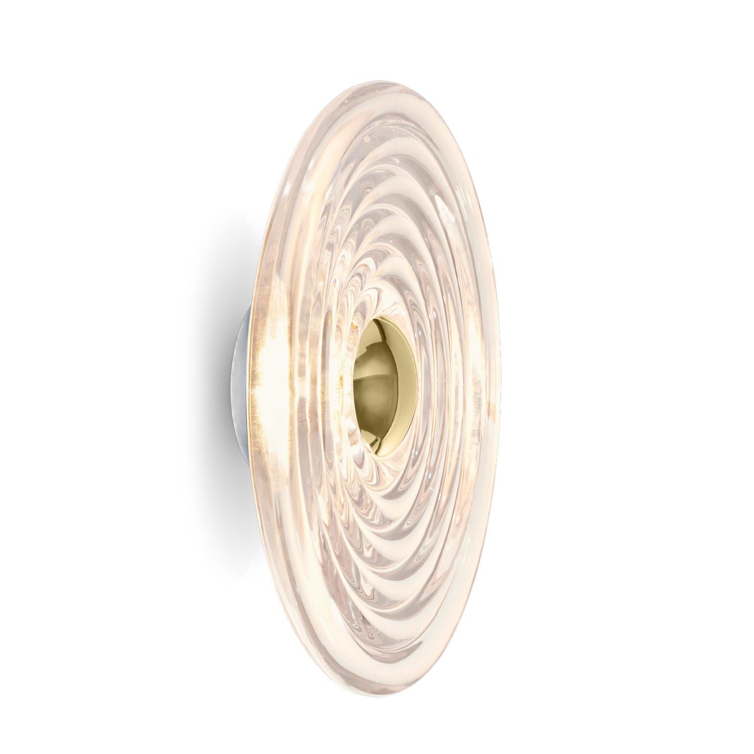 Tom Dixon Press wandlamp LED large Ø35 transparant