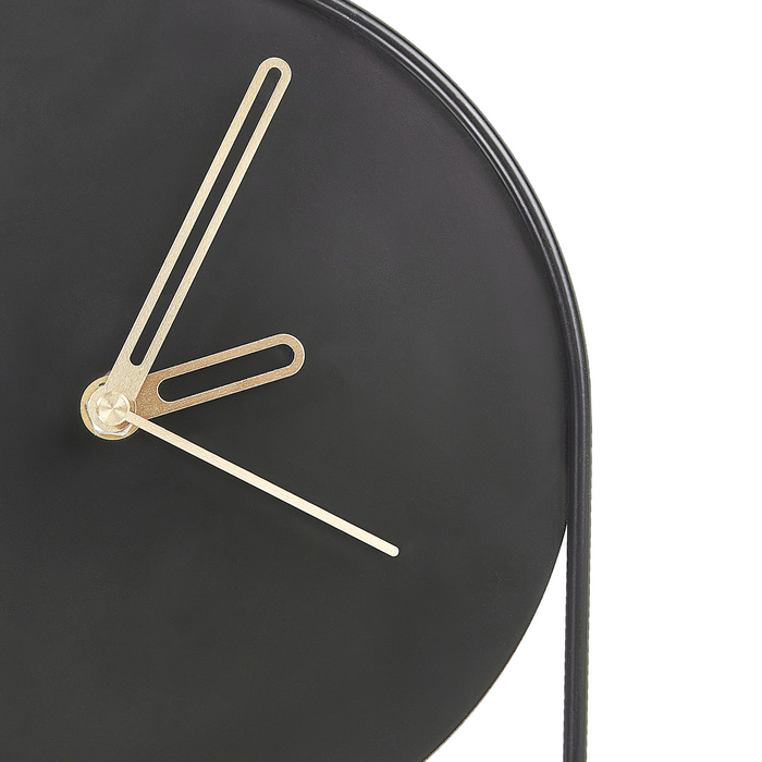 Beliani - SALVAN - Wandklok - Zwart - Staal